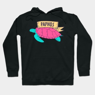 Paphos, Pafos Cyprus is my happy place turtle Hoodie